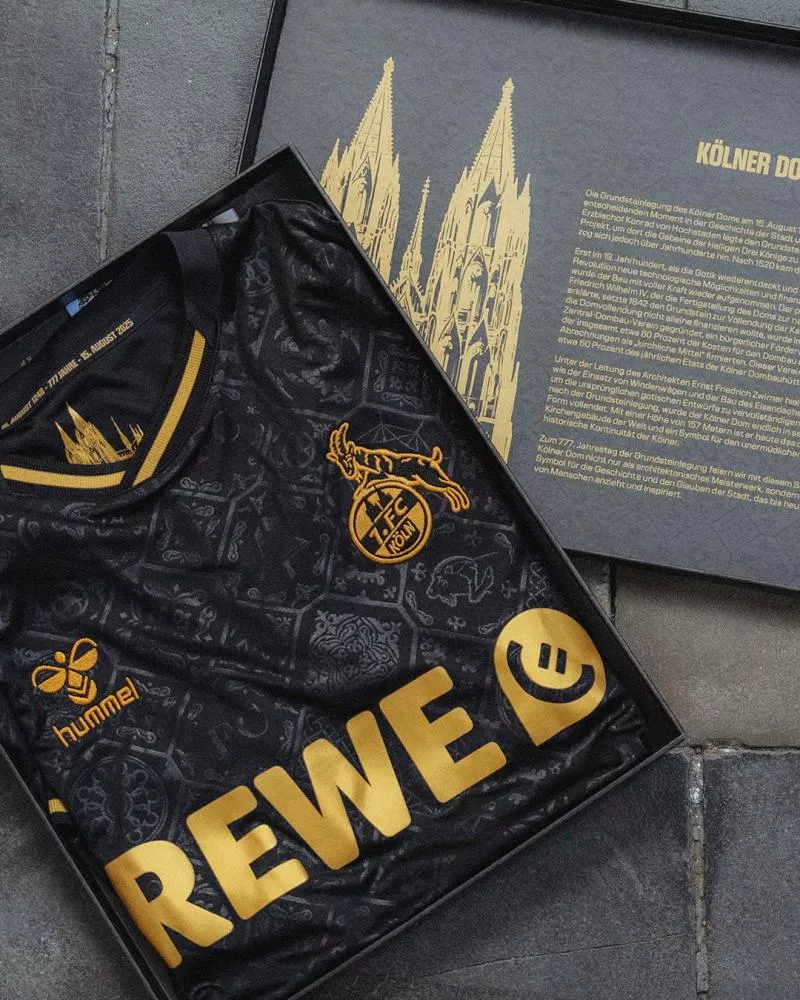 Le sublime maillot third du FC Cologne en hommage à sa cathédrale