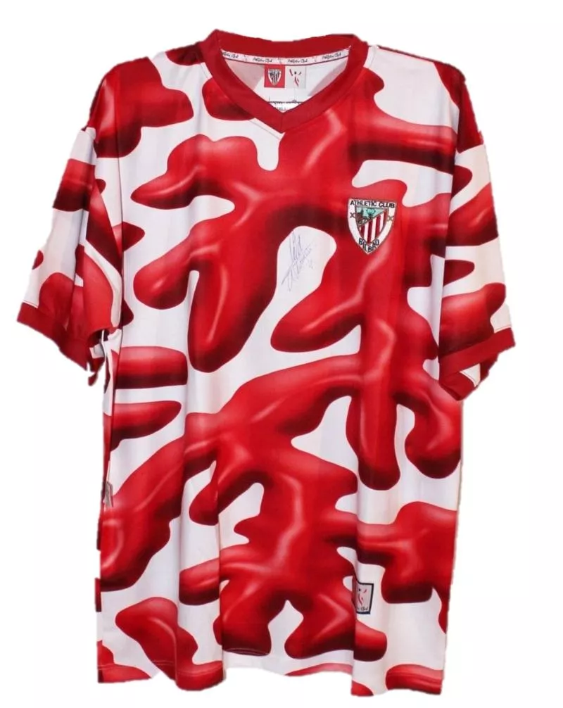 Le fameux maillot ketchup de Bilbao.