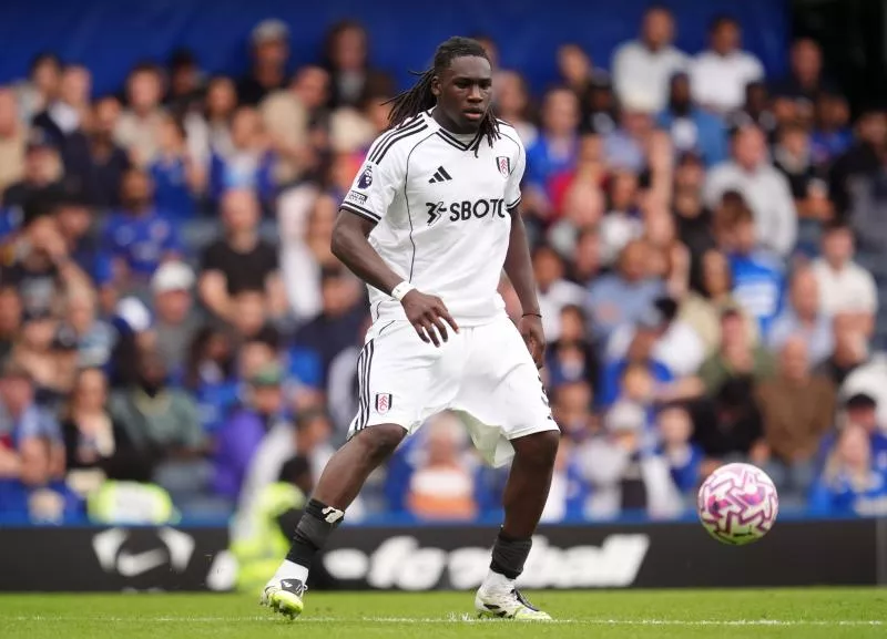 Fulham's Calvin Bassey during the Premier League match at Stamford Bridge, London. Picture date: Saturday August 30, 2025.   - Photo by Icon Sport