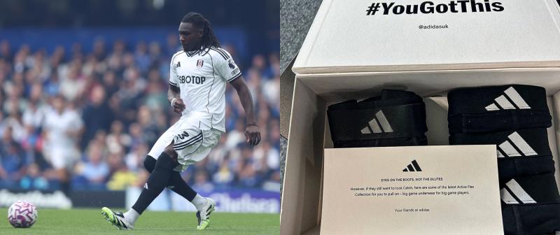 Quand adidas offre un coffret de slips à Calvin Bassey
