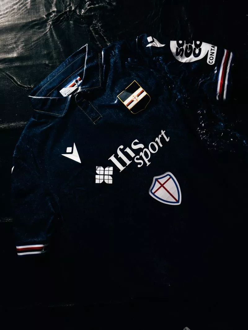 La Sampdoria innove et lance un maillot third en jean !