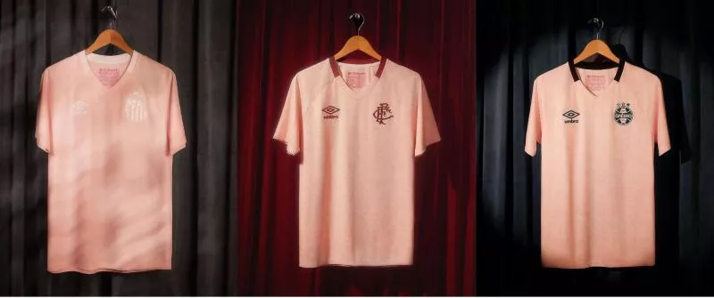 Umbro dévoile sa nouvelle collection de maillots pour Octobre rose