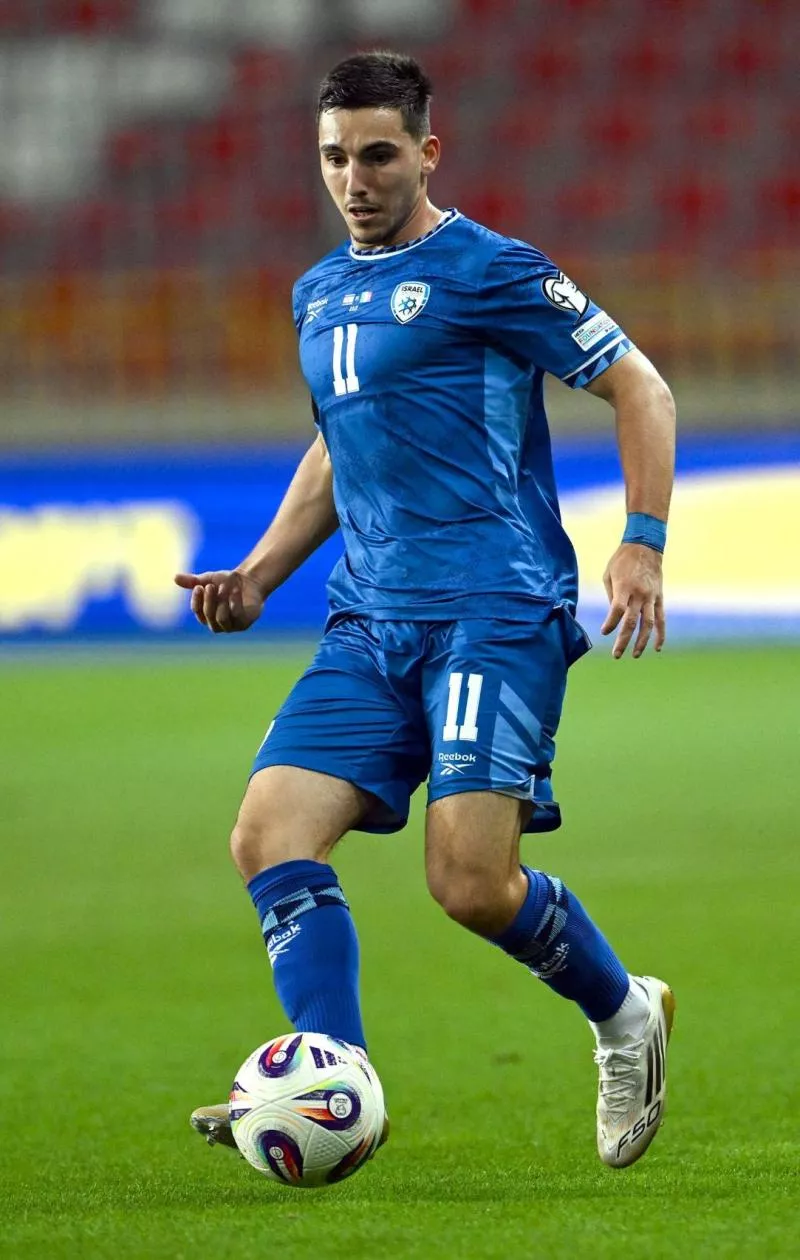 Oscar Gloukh (Israel) during the UEFA European 2026 - Qualifying round - Matchday 6 between Israel vs. Italy on 08 October 2025 at the Nagyerdei Stadion, Debrecen, Hungary   Photo by Icon Sport   - Photo by Icon Sport