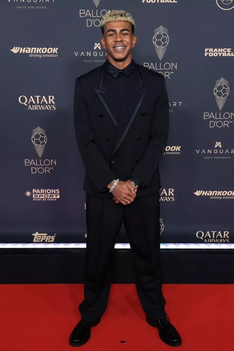 Lamine Yamal attends the 69th Ballon D&rsquo;Or Photocall at Theatre Du Chatelet in Paris, September 22, 2025, France. Photo by Jerome Domine/ABACAPRESS.COM &#8211; Photo by Icon Sport
