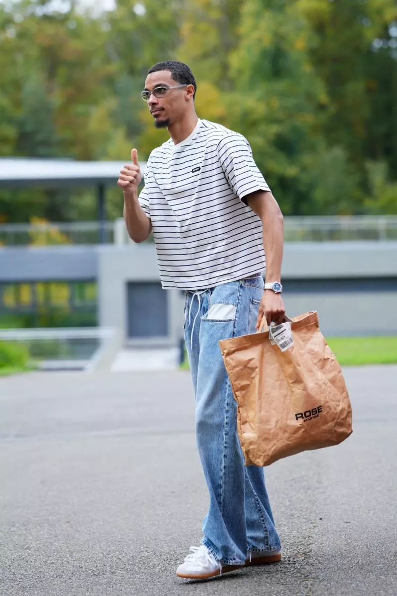 Hugo EKITIKE during the Arrival and Training and Press Conference of French team at INF Clairefontaine on October 6, 2025 in Paris, France. (Photo by Dave Winter/FEP/Icon Sport) &#8211; Photo by Icon Sport