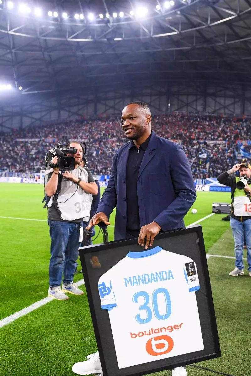 Steve MANDANDA prior the Ligue 1 McDonald's match between Marseille and Le Havre at Stade Velodrome on October 18, 2025 in Marseille, France. (Photo by Philippe Lecoeur/FEP/Icon Sport)   - Photo by Icon Sport