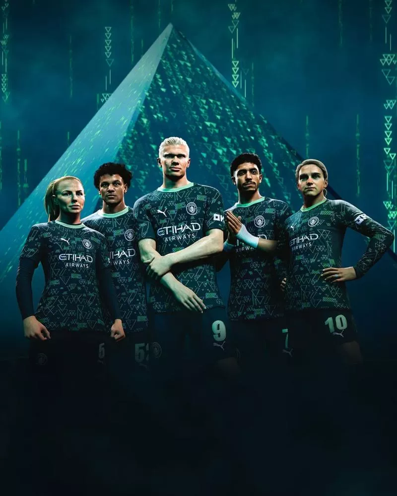 Manchester City dégaine un maillot fourth en collab' avec EAFC