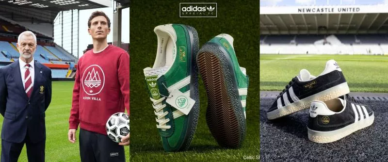 adidas sort une capsule Spezial avec Aston Villa, Celtic et Newcastle