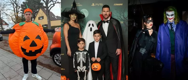 Quand les footballeurs se déguisent pour Halloween