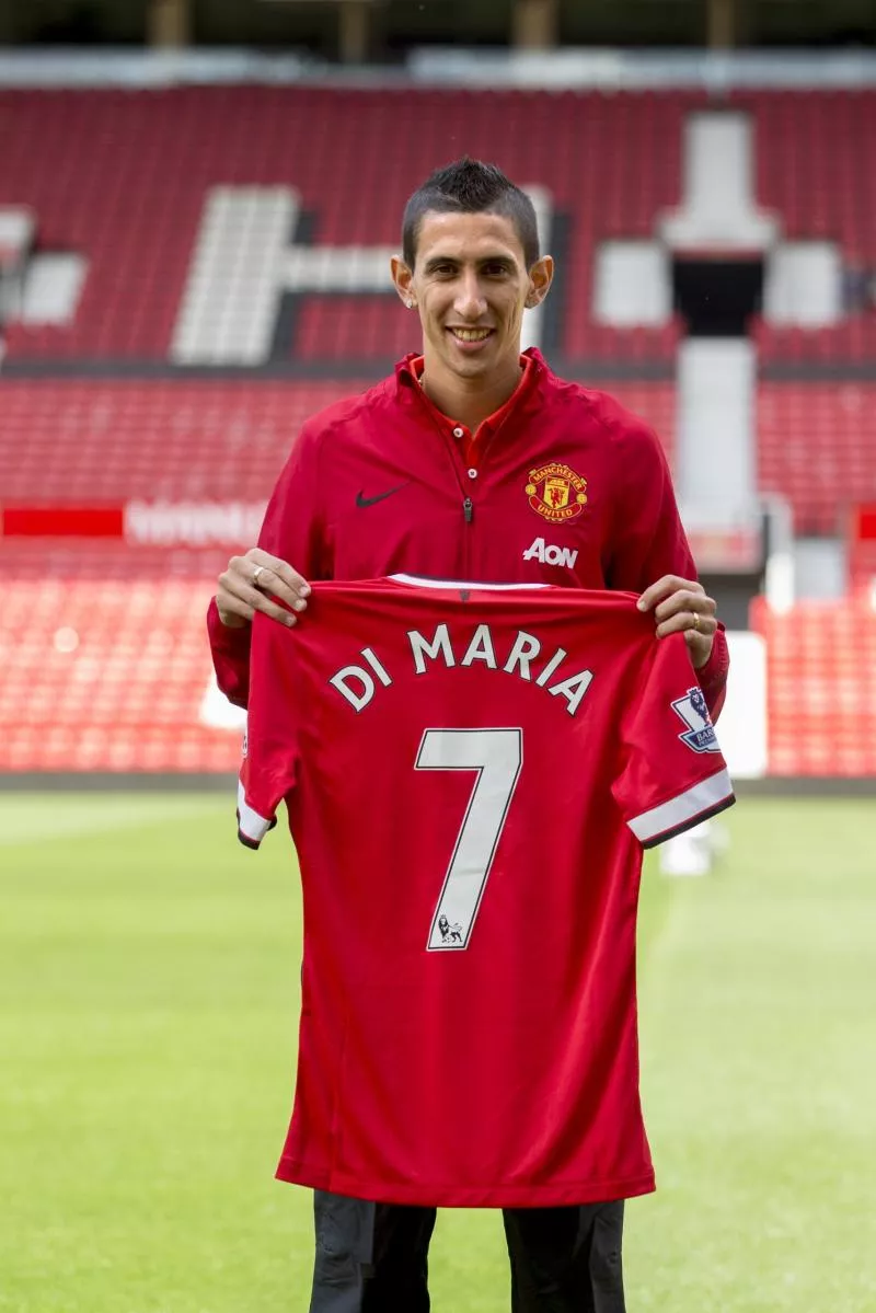 Angel di Maria - 28.08.2014 - Presentation du nouveau joueur de Manchester United Photo : Greenwood / BPI / Icon Sport - Photo by Icon Sport