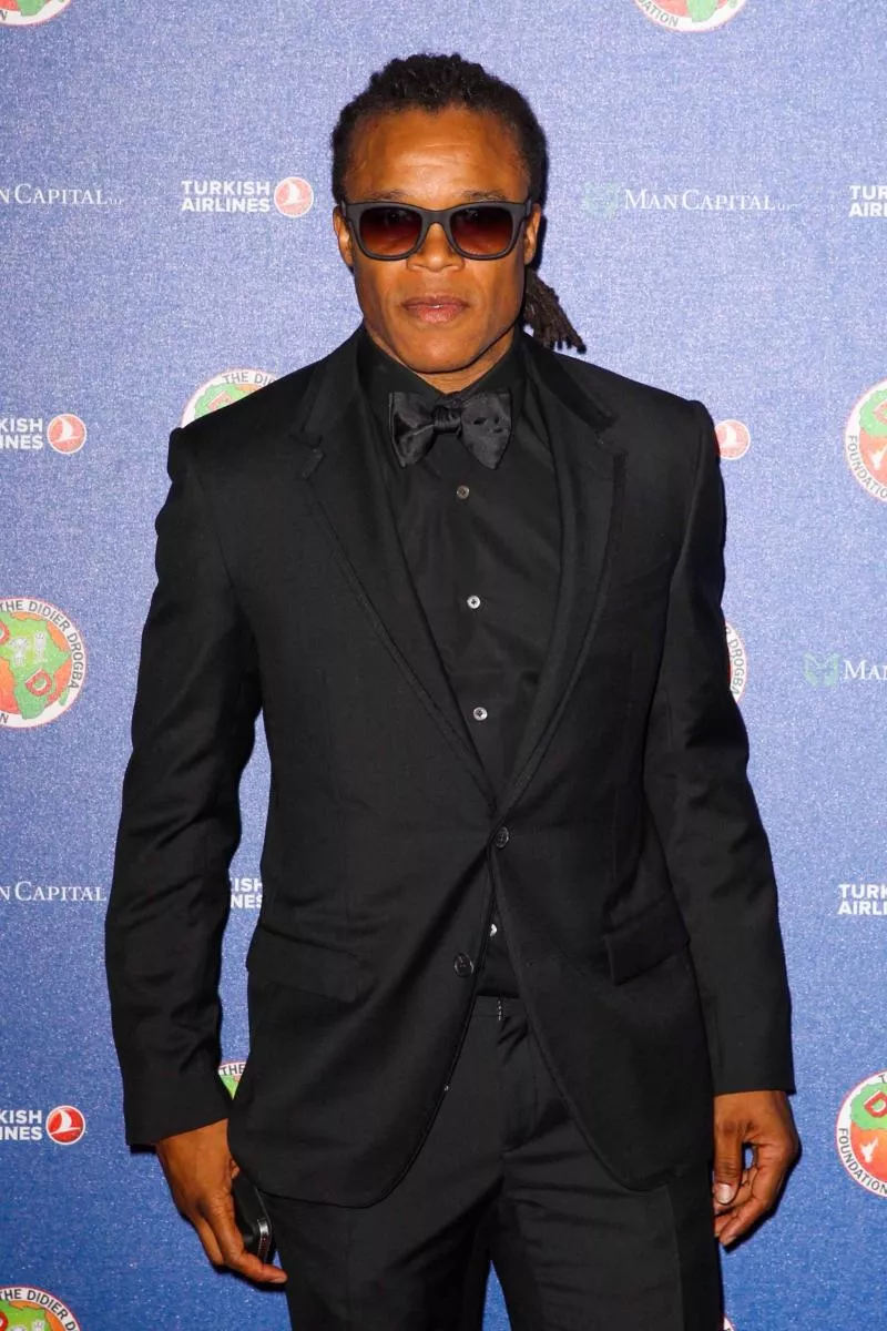 Edgar Davids - 18.04.2015 - Didier Drogba Fondation - Photo : Visual / Icon Sport   - Photo by Icon Sport