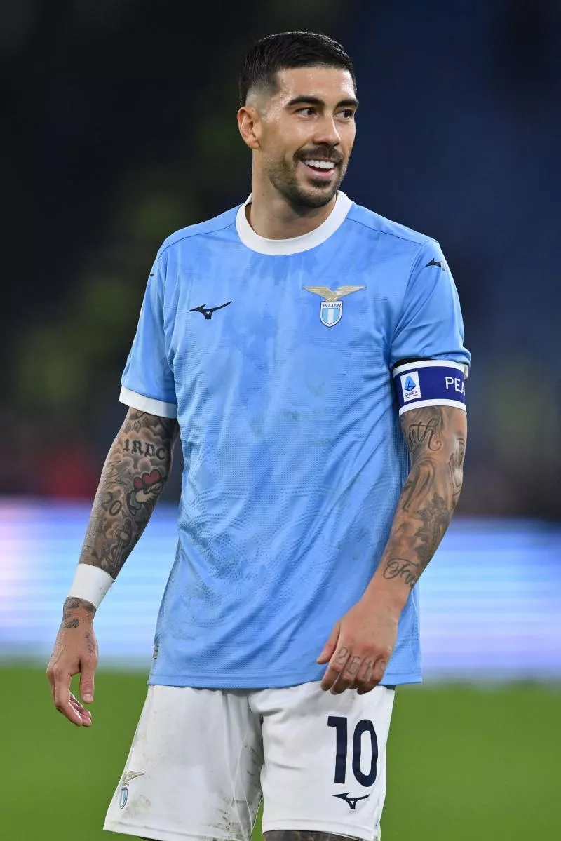 Mattia Zaccagni of S.S. Lazio is in action during the 8th day of the Serie A Championship between S.S. Lazio and Juventus F.C. at the Olympic Stadium on October 26, 2025 in Rome, Italy.   - Photo by Icon Sport
