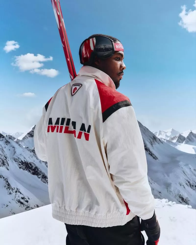L'AC Milan dégaine une collection de vêtements de ski avec Rossignol