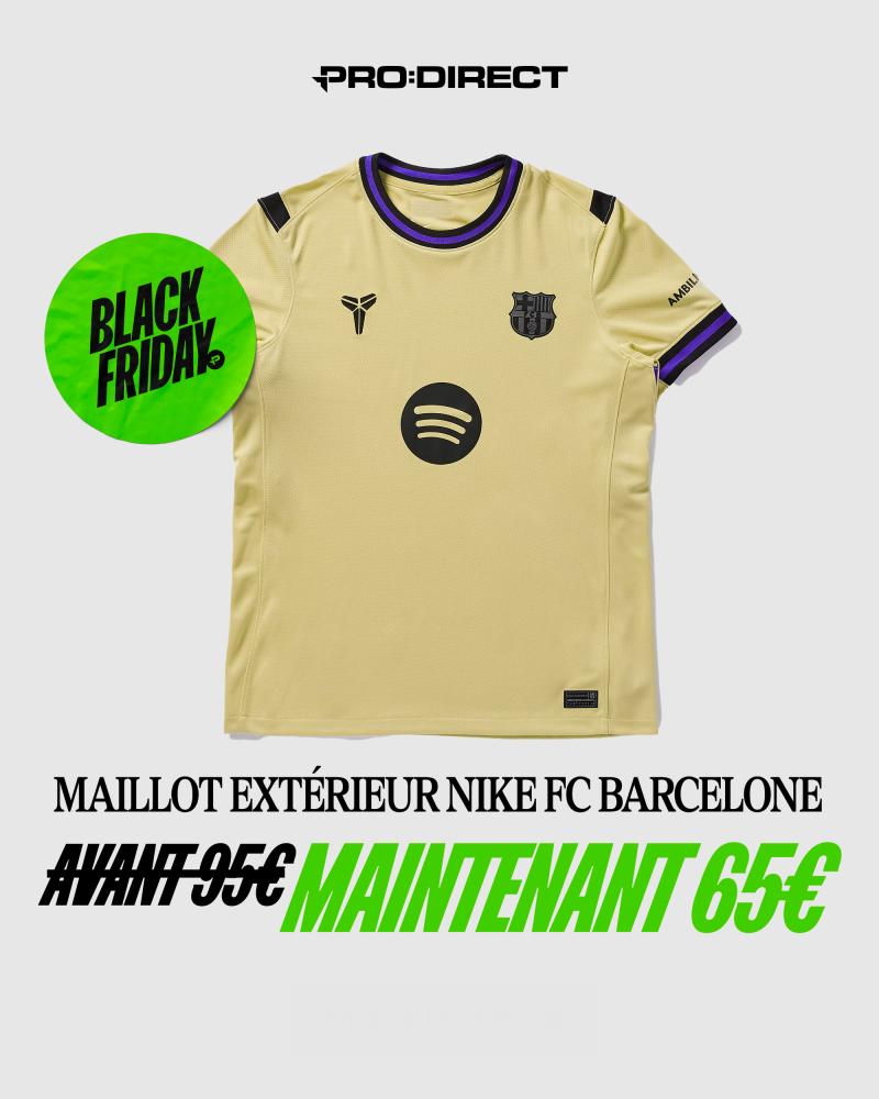 Maillots, crampons, sneakers, ballons : la sélection Pro : Direct Soccer pour le Black Friday