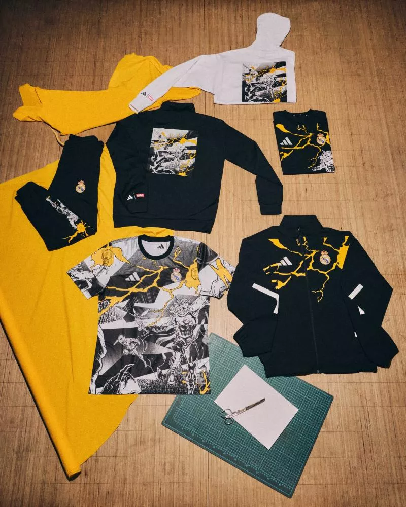 Le Real Madrid dégaine un maillot en collab' avec Marvel et les All Blacks