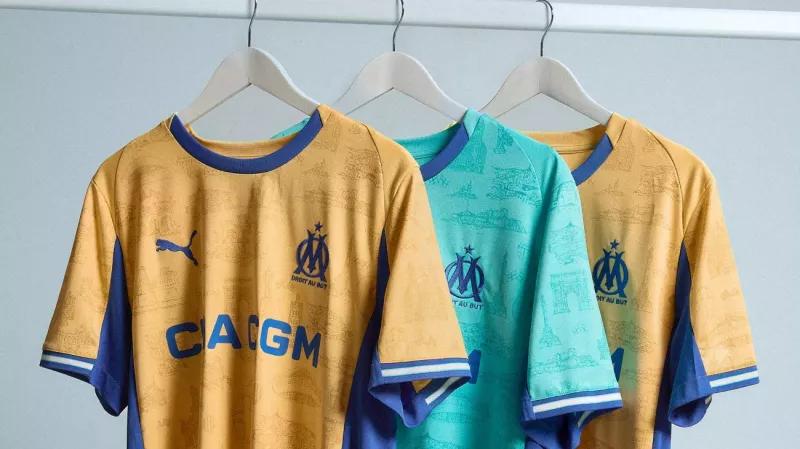 L’OM dévoile un maillot doré en hommage à la cité phocéenne