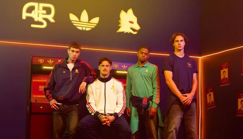 L’AS Roma lance une nouvelle collection à l’accent vintage avec adidas