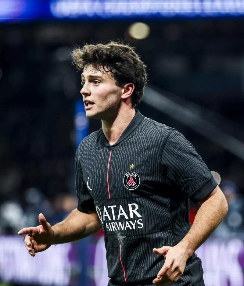 Joao NEVES of PSG during the UEFA Champions League 2025/2026 match between Paris and Tottenham at Parc des Princes on November 26, 2025 in Paris, France. (Photo by Johnny Fidelin/Icon Sport) - Photo by Icon Sport