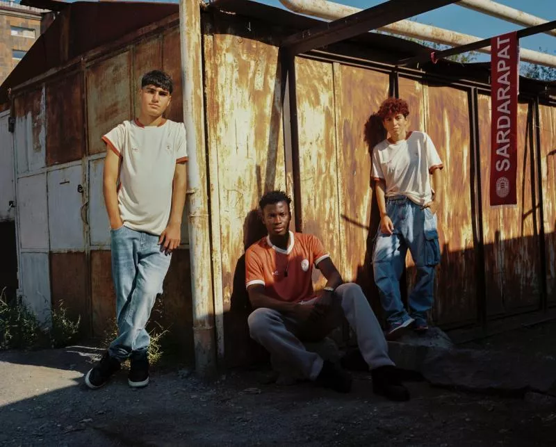 Un shooting maillots très cool en D2 arménienne