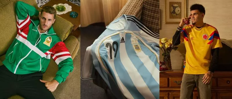 adidas réédite des maillots iconiques de sélections américaines