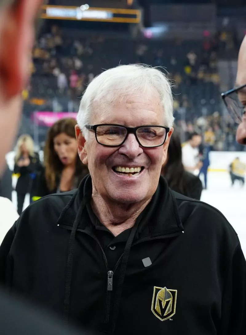 Jun 13, 2023; Las Vegas, Nevada, USA; owner of the Vegas Golden Knights after defeating the Florida Panthers in game five of the 2023 Stanley Cup Final at T-Mobile Arena. Mandatory Credit: Stephen R. Sylvanie-USA TODAY Sports/Sipa USA - Photo by Icon sport - Photo by Icon Sport