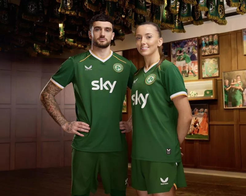 L&rsquo;Irlande dévoile ses nouveaux maillots pour 2026