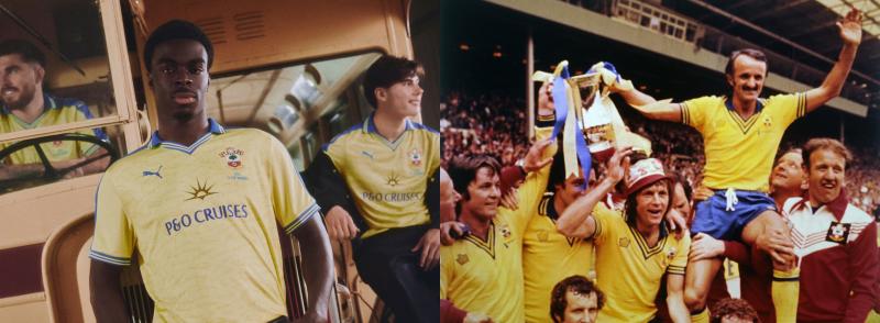Southampton célèbre les 50 ans de son sacre en FA Cup avec un maillot collector