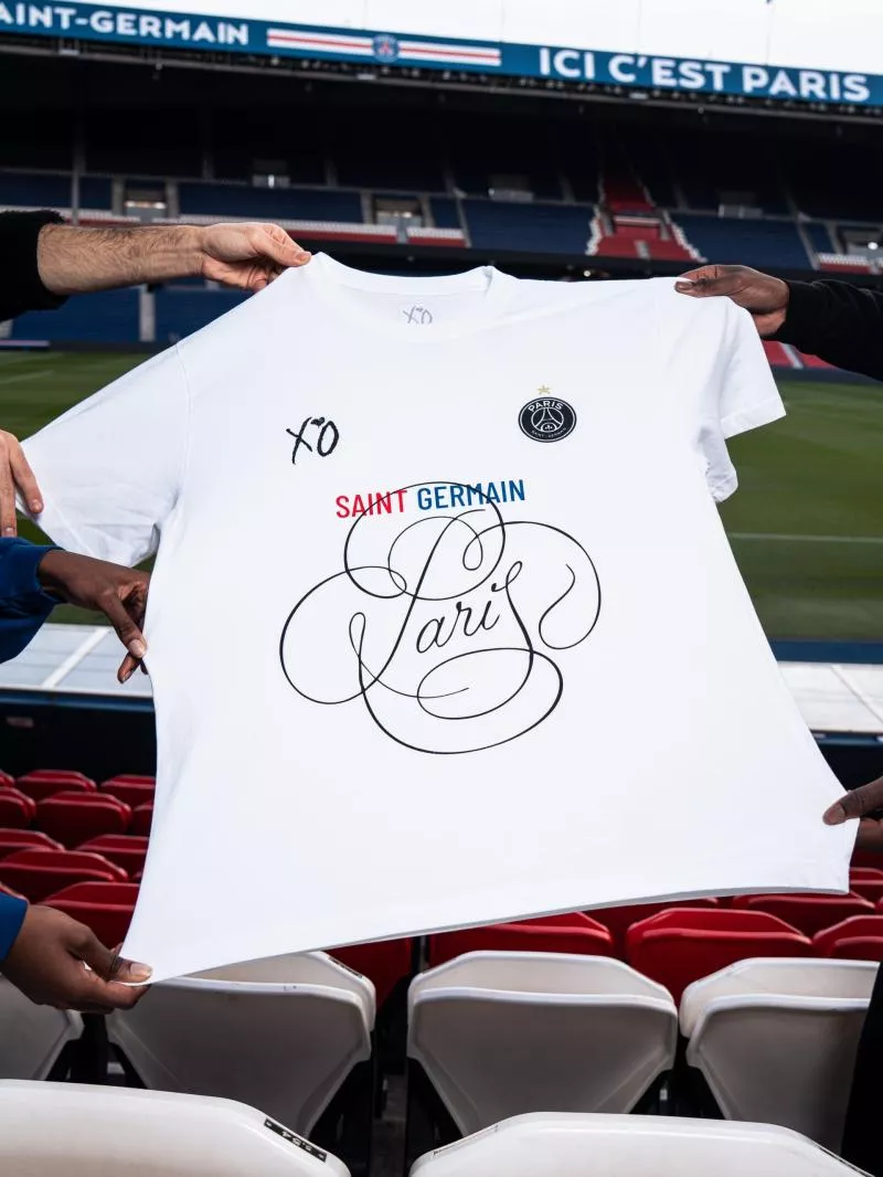 Le PSG dévoile une nouvelle collection avec The Weeknd