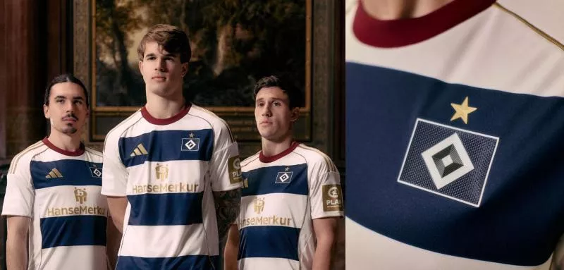 Hambourg dévoile un maillot spécial pour ses 1887 matchs en Bundesliga