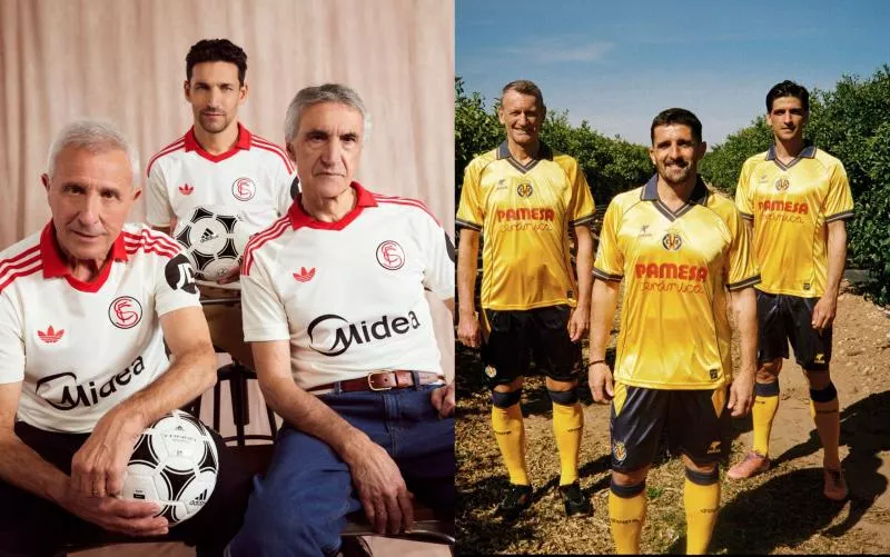 Les clubs de Liga dévoilent leurs maillots vintage pour la journée rétro
