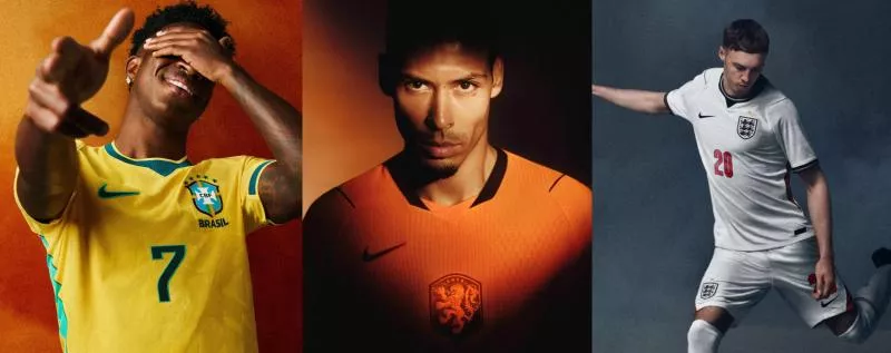 Brésil, Angleterre, Pays-Bas… Nike présente ses nouveaux maillots pour la Coupe du monde 2026