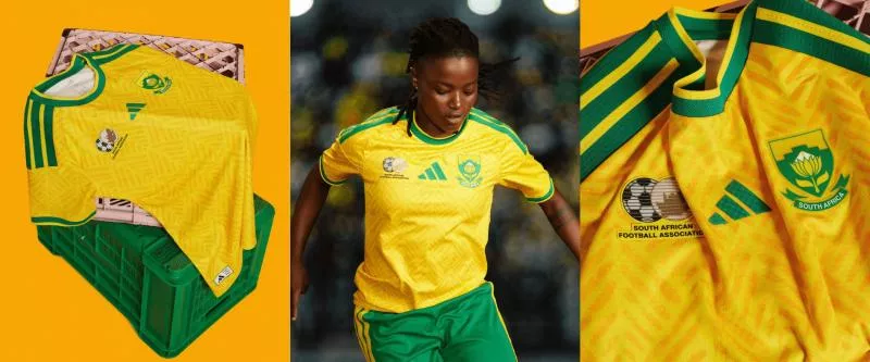 L&rsquo;Afrique du Sud dévoile son nouveau maillot pour la Coupe du monde 2026