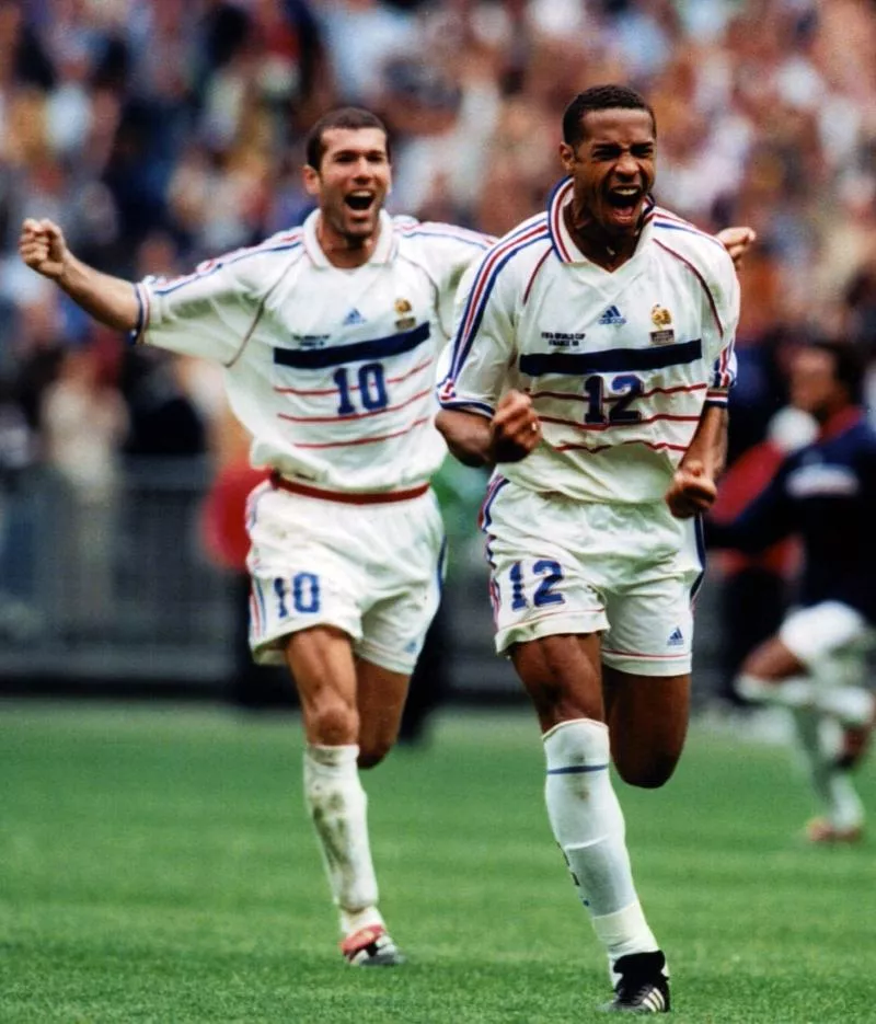 Les maillots de l'équipe de France en Coupe du monde depuis 1998