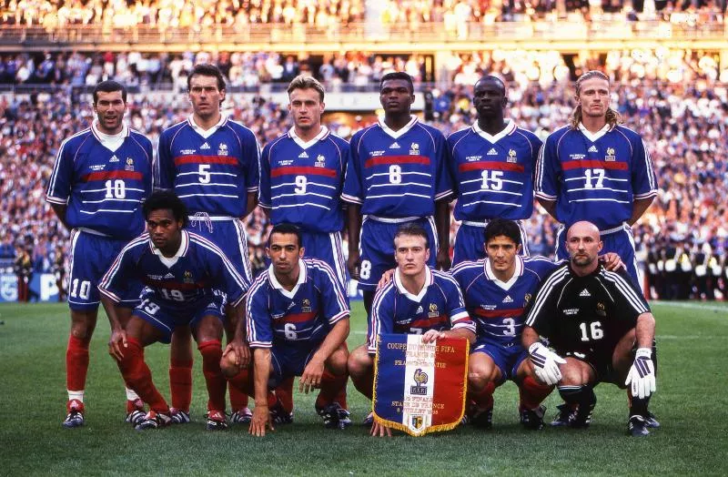 Les maillots de l&rsquo;équipe de France en Coupe du monde depuis 1998