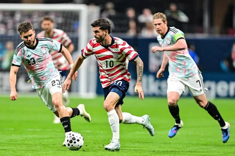 L'horrible choix de maillots pour le match USA - Belgique