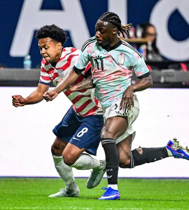 L'horrible choix de maillots pour le match USA - Belgique