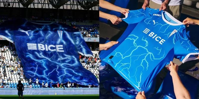 Ce club chilien dévoile son nouveau maillot avec un tifo géant