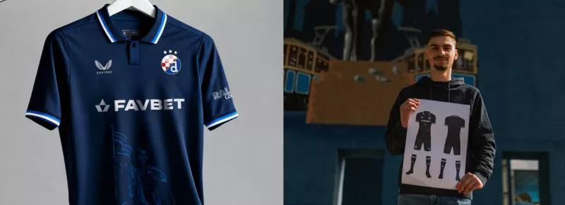 Un supporter conçoit le nouveau maillot du Dinamo Zagreb