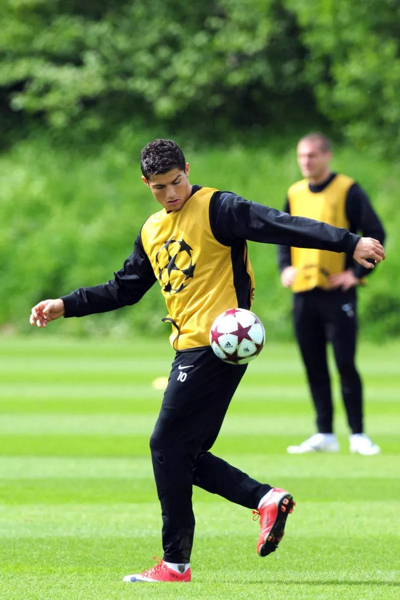 Cristiano RONALDO - 20.05.2009 - Entrainement de Manchester United - Premier League Photo : SPI / Icon Sport   - Photo by Icon Sport