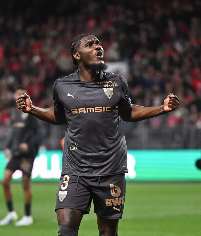 Lilian BRASSIER of Stade Rennais FC during the Ligue 1 McDonald's match between Brest and Rennes at Stade Francis Le Ble on April 4, 2026 in Brest, France. (Photo by Anthony Bibard/FEP/Icon Sport)   - Photo by Icon Sport