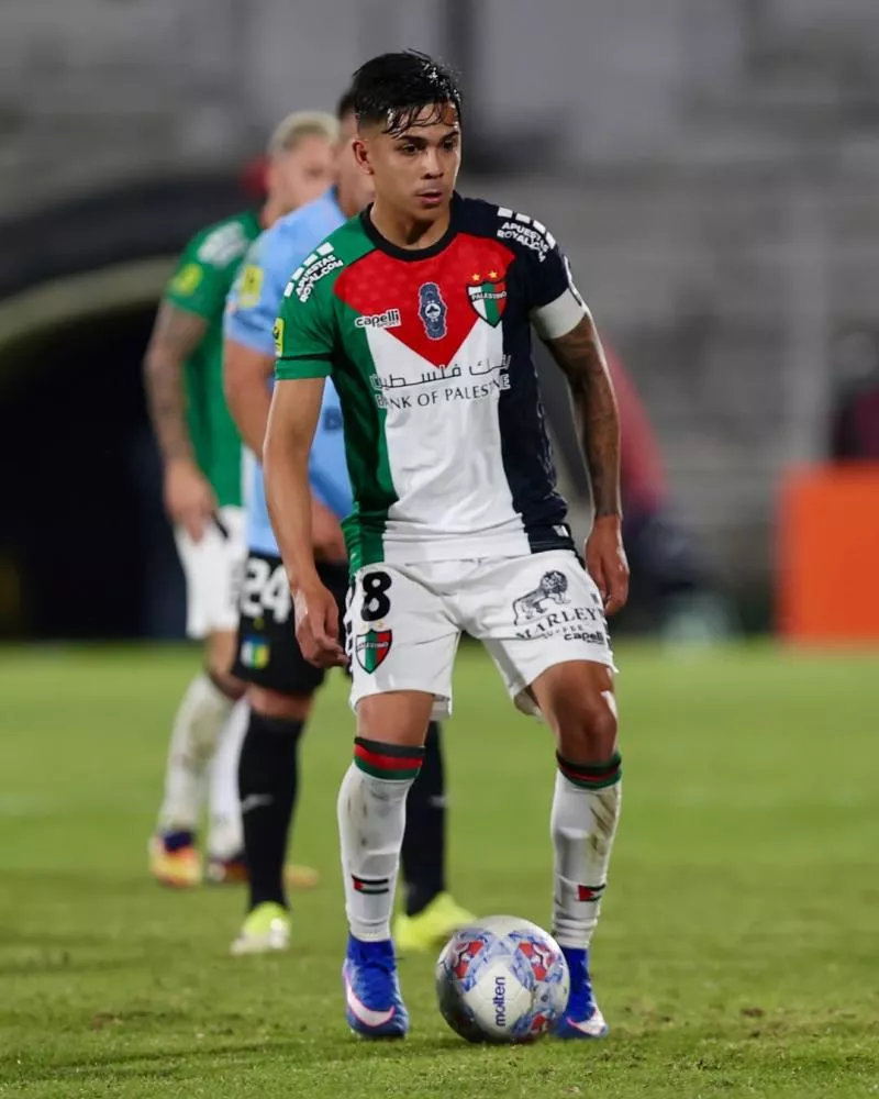 Le nouveau maillot du CD Palestino pour la Journée de la Terre