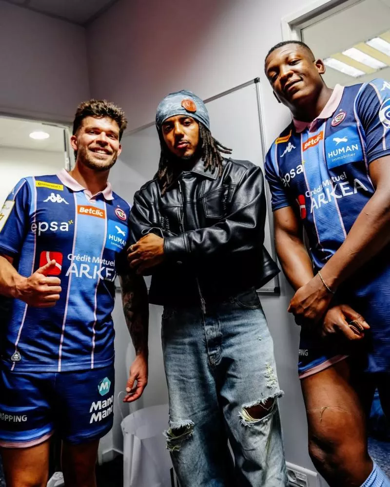 Quand Jules Koundé dégaine un maillot de l'Union Bordeaux Bègles