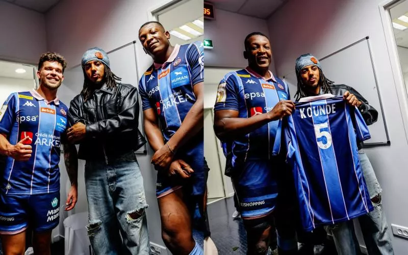 Quand Jules Koundé dégaine un maillot de l&rsquo;Union Bordeaux Bègles
