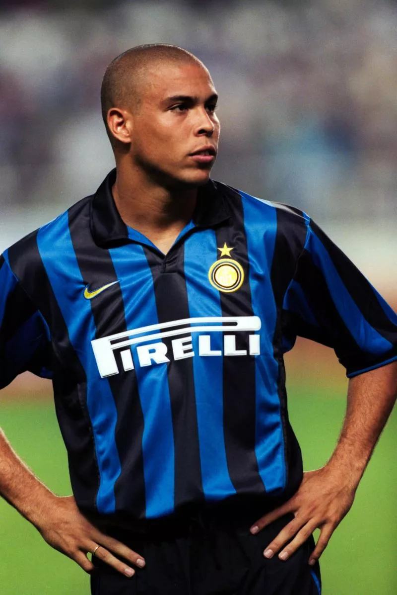 Ronaldo, Inter Milan during the UEFA Champions League match between Real Madrid and Inter on 16th September 1998 Photo : Michael Steele / PA Images / Icon Sport  - Photo by Icon Sport
