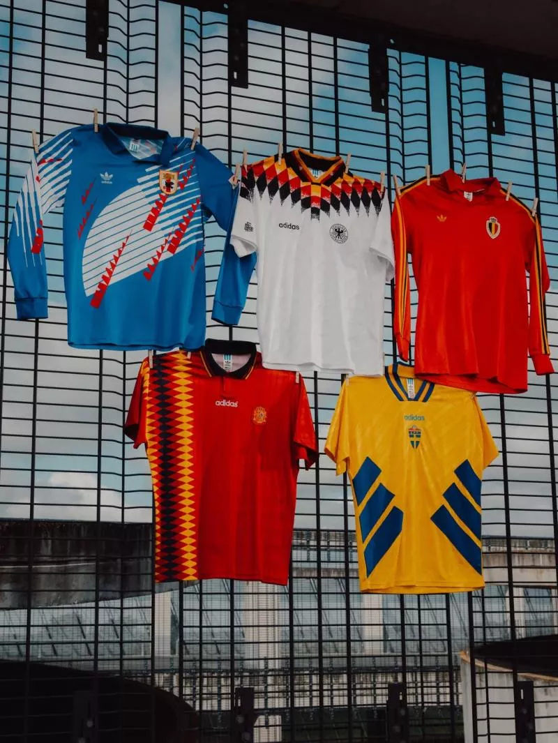 Adidas réédite plusieurs maillots iconiques de la Coupe du monde
