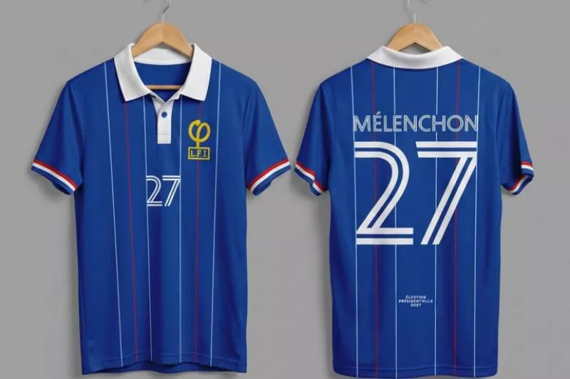 La France Insoumise de Jean-Luc Mélenchon sort un maillot de foot