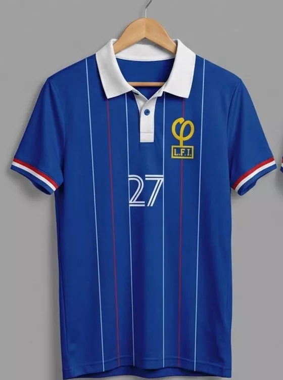 La France Insoumise de Jean-Luc Mélenchon sort un maillot de foot