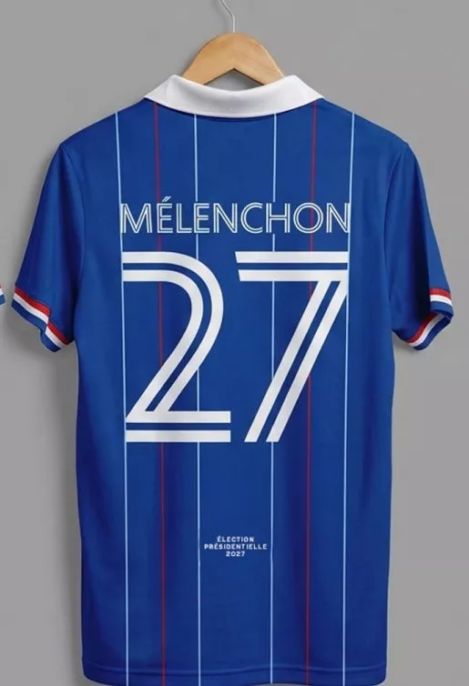 La France Insoumise de Jean-Luc Mélenchon sort un maillot de foot