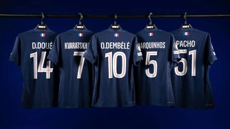 Les maillots de la finale de Ligue des champions du PSG vendus à des sommes records