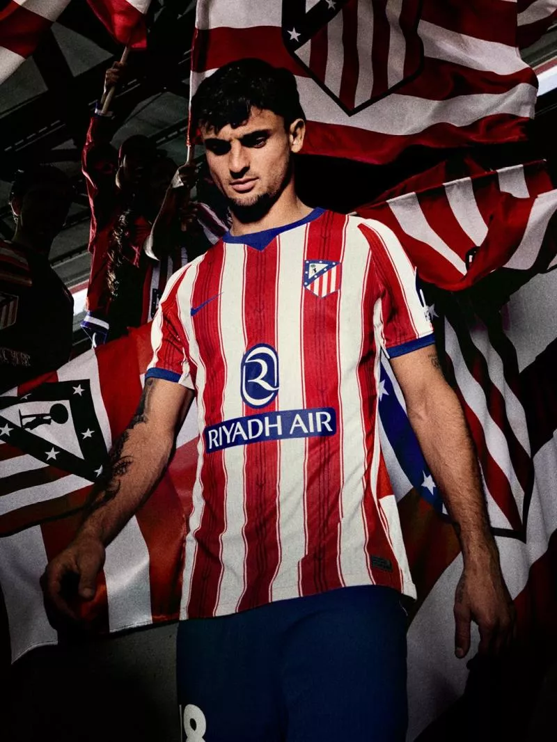 L'Atlético de Madrid dévoile son nouveau maillot domicile pour 2026-2027